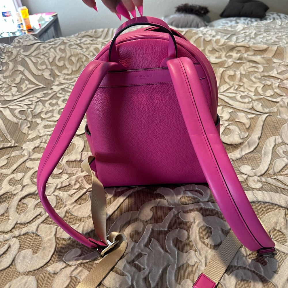 Michael Kors Fuchsia Backpack - Picture 3 of 9